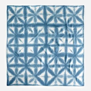 Madewell Hand-dyed Oversized Silk Bandana - Blue Horizon